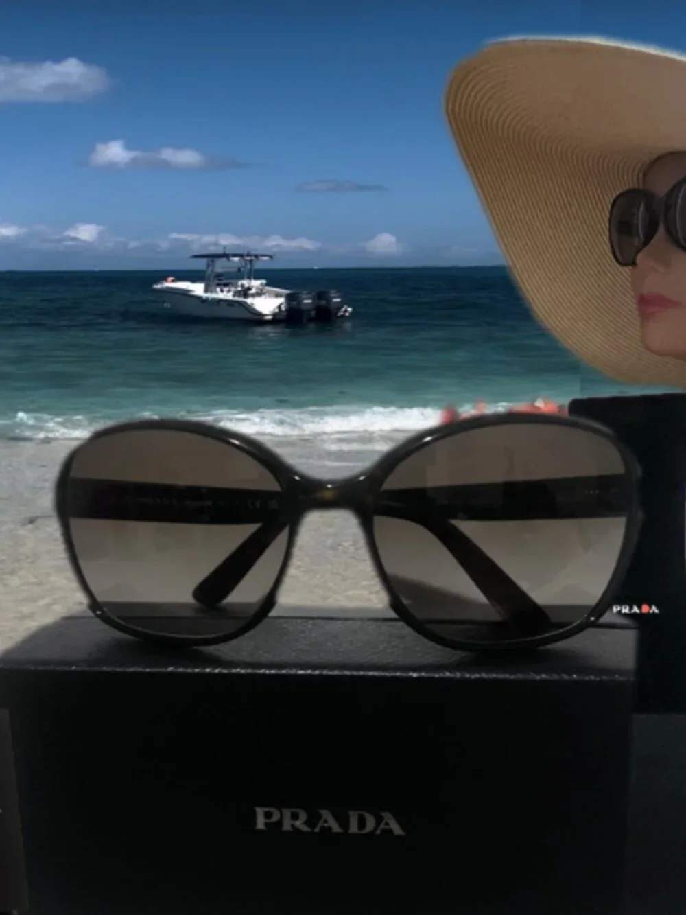 Somewhere on a Beach..in Prada